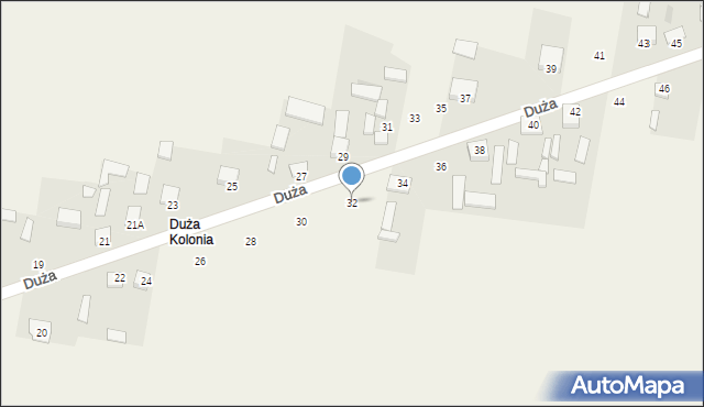 Snochowice, Duża, 32, mapa Snochowice