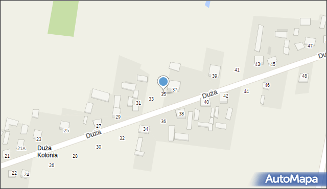 Snochowice, Duża, 35, mapa Snochowice