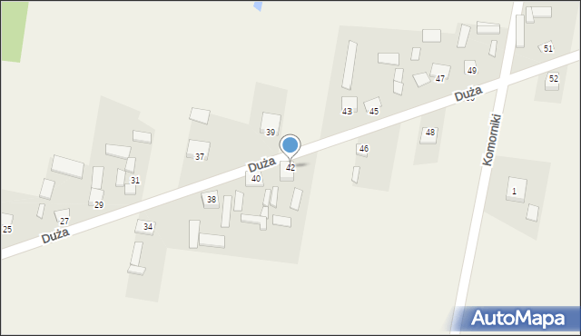 Snochowice, Duża, 42, mapa Snochowice