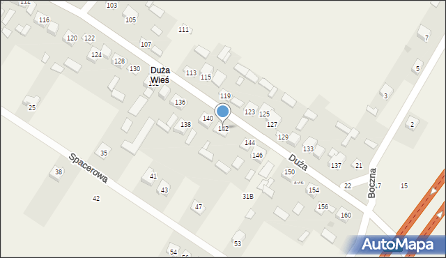 Tokarnia, Duża, 142, mapa Tokarnia