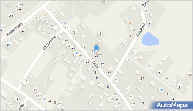 Tokarnia, Duża, 15, mapa Tokarnia