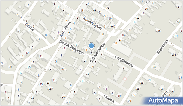 Trzemeszno, Ducha Świętego, 5, mapa Trzemeszno