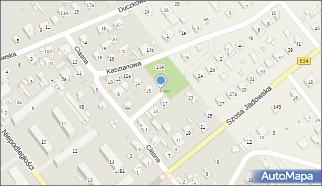 Wołomin, Duczkowska, 23, mapa Wołomin