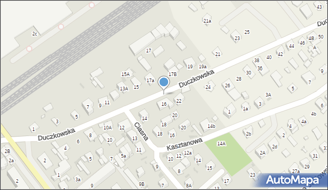 Wołomin, Duczkowska, 30, mapa Wołomin