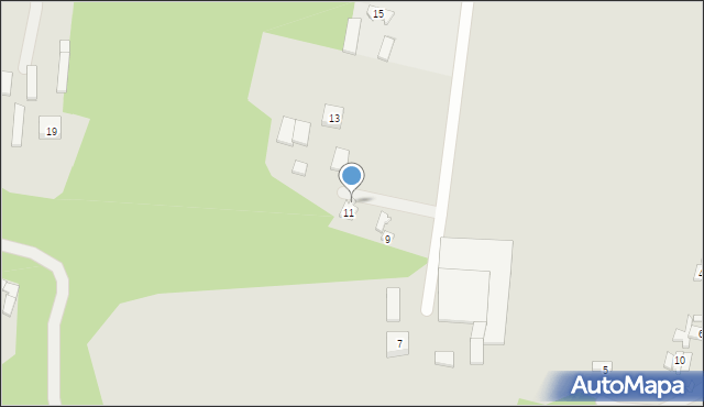 Zakroczym, Duchowizna, 11a, mapa Zakroczym