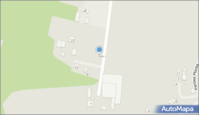 Zakroczym, Duchowizna, 13a, mapa Zakroczym