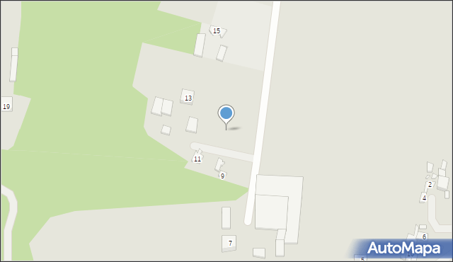 Zakroczym, Duchowizna, 13b, mapa Zakroczym