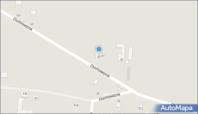 Zakroczym, Duchowizna, 32, mapa Zakroczym