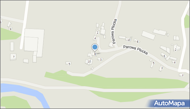 Zakroczym, Duchowizna, 6, mapa Zakroczym