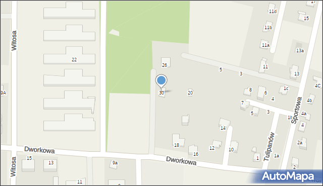 Bestwinka, Dworkowa, 30, mapa Bestwinka