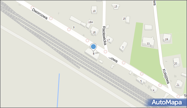 Boguszów-Gorce, Dworcowa, 6, mapa Boguszów-Gorce