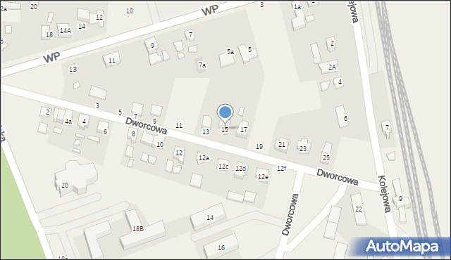 Bolechowo-Osiedle, Dworcowa, 15, mapa Bolechowo-Osiedle