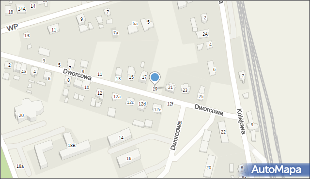 Bolechowo-Osiedle, Dworcowa, 19, mapa Bolechowo-Osiedle