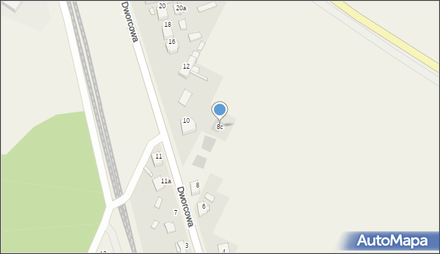 Bonikowo, Dworcowa, 8c, mapa Bonikowo