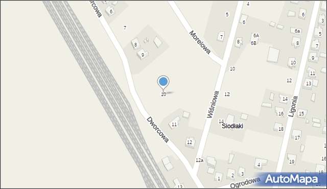 Boronów, Dworcowa, 10, mapa Boronów
