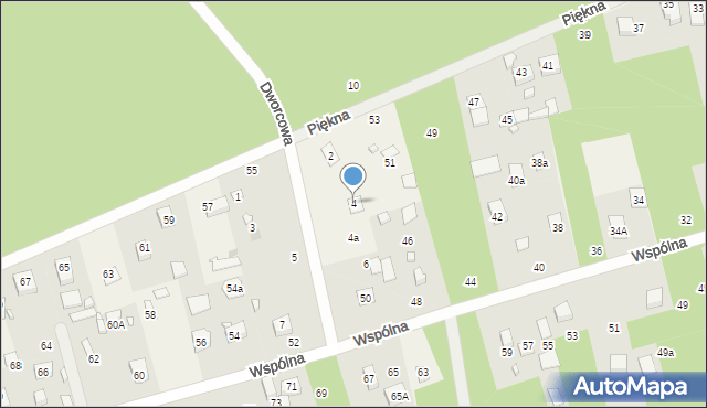 Borzymy, Dworcowa, 4, mapa Borzymy