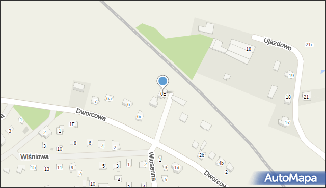 Boszkowo-Letnisko, Dworcowa, 6E, mapa Boszkowo-Letnisko