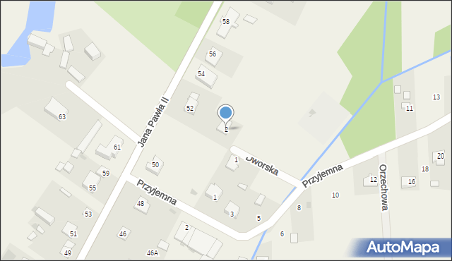 Brańszczyk, Dworska, 2, mapa Brańszczyk