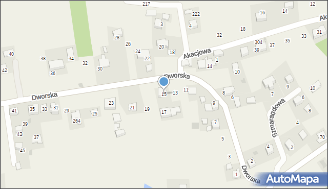 Brzoskwinia, Dworska, 15, mapa Brzoskwinia