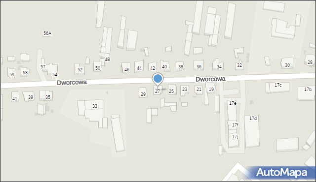 Budzyń, Dworcowa, 27, mapa Budzyń