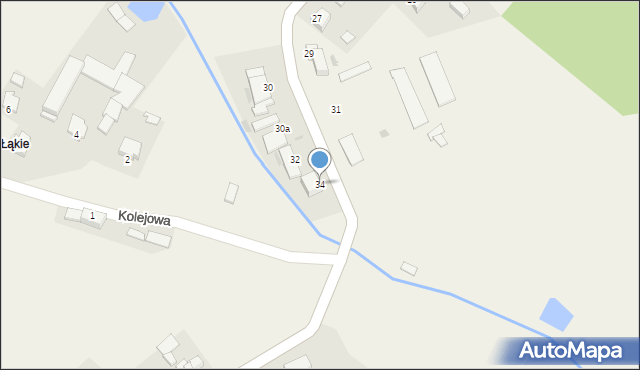 Bukowiec, Dworcowa, 34, mapa Bukowiec