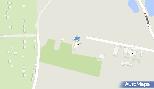 Bytom, Dworska, 15B, mapa Bytomia