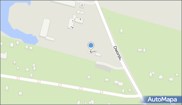 Bytom, Dworska, 5d, mapa Bytomia
