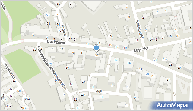 Chełmno, Dworcowa, 10, mapa Chełmno