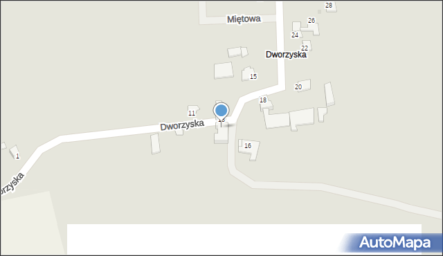 Chełmno, Dworzyska, 14, mapa Chełmno