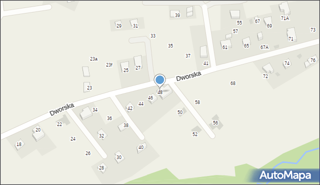 Chorowice, Dworska, 48, mapa Chorowice