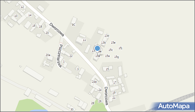 Chrząstowice, Dworcowa, 13a, mapa Chrząstowice