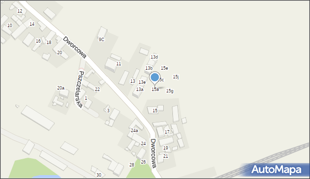 Chrząstowice, Dworcowa, 15a, mapa Chrząstowice
