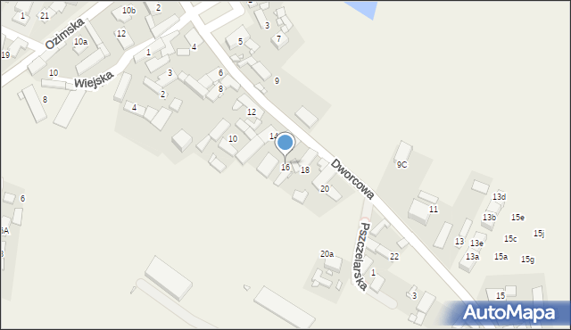 Chrząstowice, Dworcowa, 16, mapa Chrząstowice