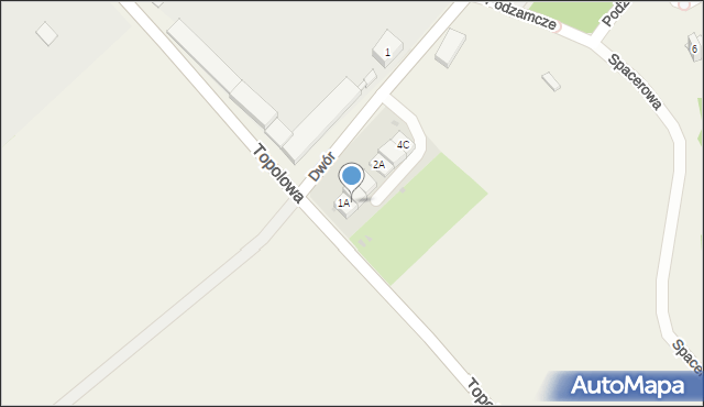 Chudów, Dwór, 2A, mapa Chudów