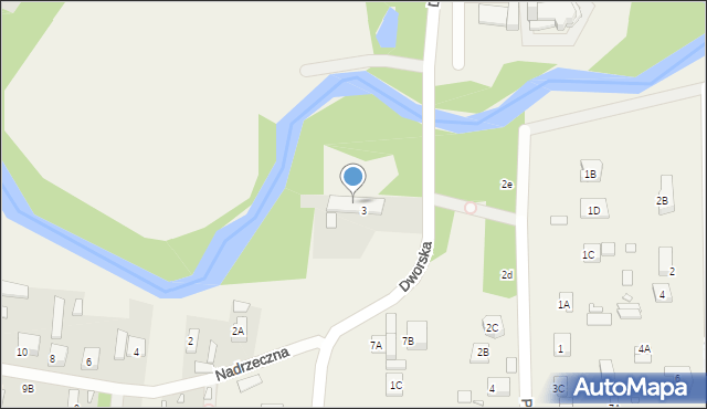 Chylice, Dworska, 6, mapa Chylice