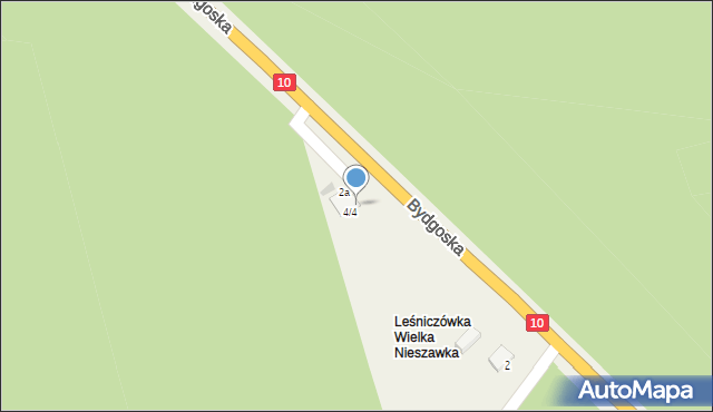 Cierpice, Dworcowa, 4/2, mapa Cierpice