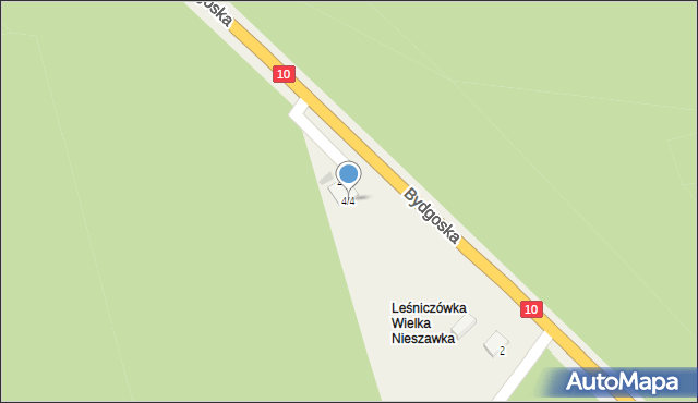 Cierpice, Dworcowa, 4/4, mapa Cierpice