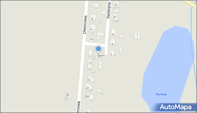 Czaplinek, Dworcowa, 15, mapa Czaplinek