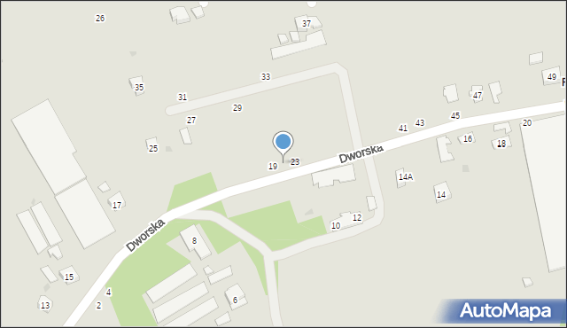 Czchów, Dworska, 21, mapa Czchów