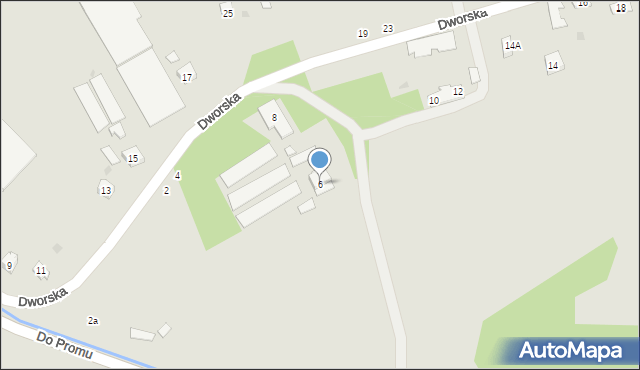 Czchów, Dworska, 6, mapa Czchów