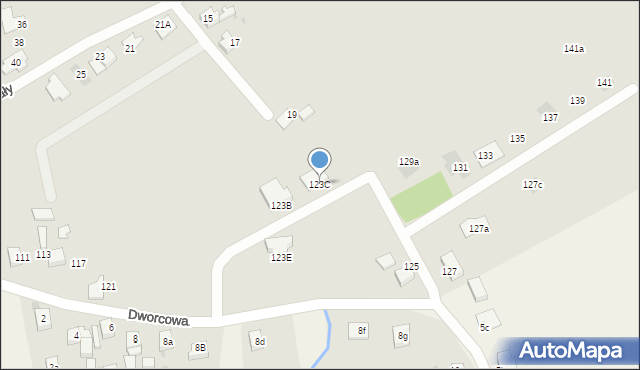 Czerwionka-Leszczyny, Dworcowa, 123C, mapa Czerwionka-Leszczyny