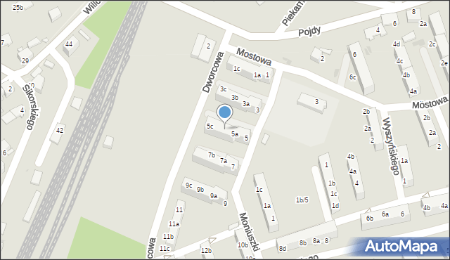 Czerwionka-Leszczyny, Dworcowa, 5b, mapa Czerwionka-Leszczyny