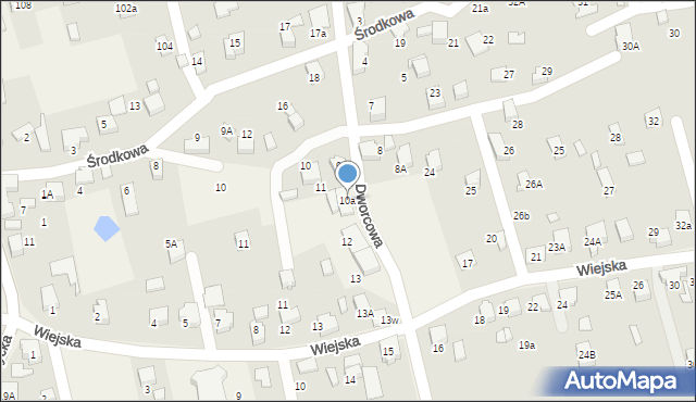 Czyżowice, Dworcowa, 10a, mapa Czyżowice