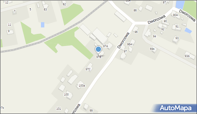 Czyżowice, Dworcowa, 97B, mapa Czyżowice
