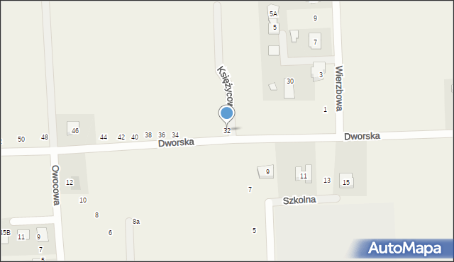 Dobczyn, Dworska, 32, mapa Dobczyn