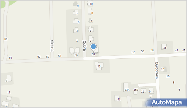 Dobczyn, Dworska, 54, mapa Dobczyn