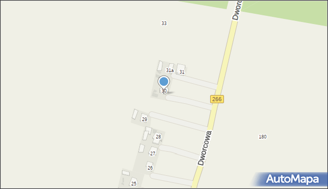 Dobre, Dworcowa, 30d, mapa Dobre