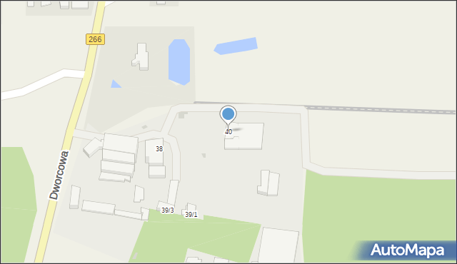 Dobre, Dworcowa, 40, mapa Dobre