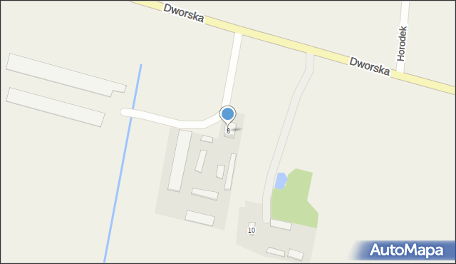 Drelów, Dworska, 8, mapa Drelów