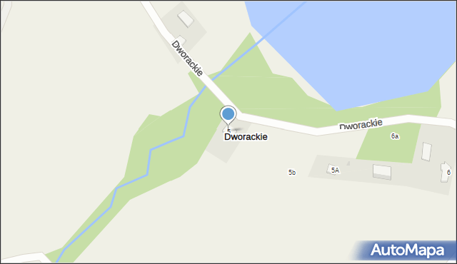 Dworackie, Dworackie, 5, mapa Dworackie